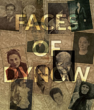 Book cover of Faces of Dynow by Nina Talbot.