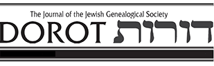 logo and link to DOROT, The Journal of Jewish Genealogical Society